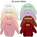 Personalized Name Sweater, Custom Baby and Toddler Sweater Knit Baby Girl Bohemian Sweater Embroidered Sweater Warm Fall Baby Gift