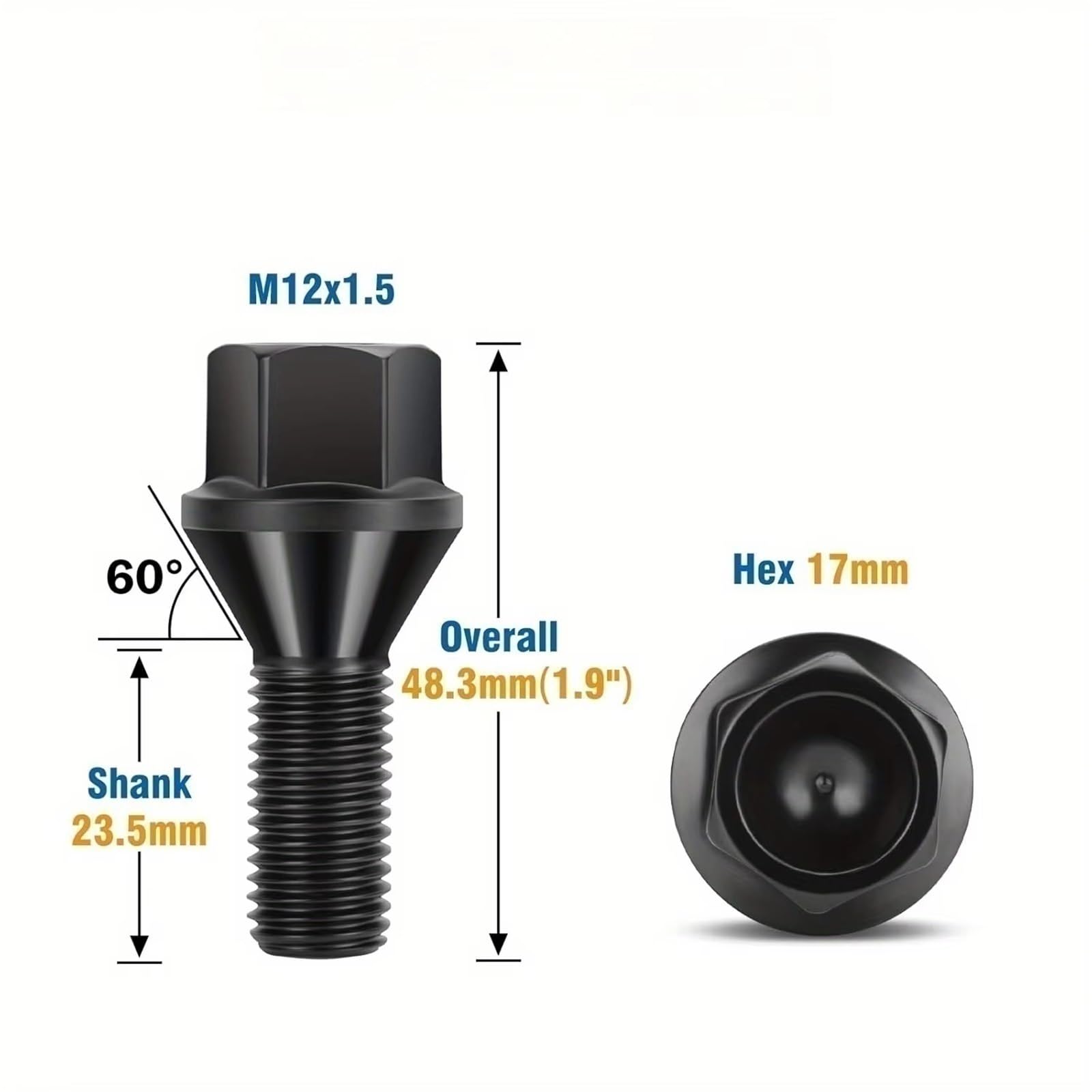 Bulloni ruota auto Compatibile Con BMW Per Mini Per R56 2005 2006 2007 2008 2009 2010 20 Pezzi Kit Di Ricambio Per Cerchi In Lega Con Perno Centrale Per Auto Ricambi Auto