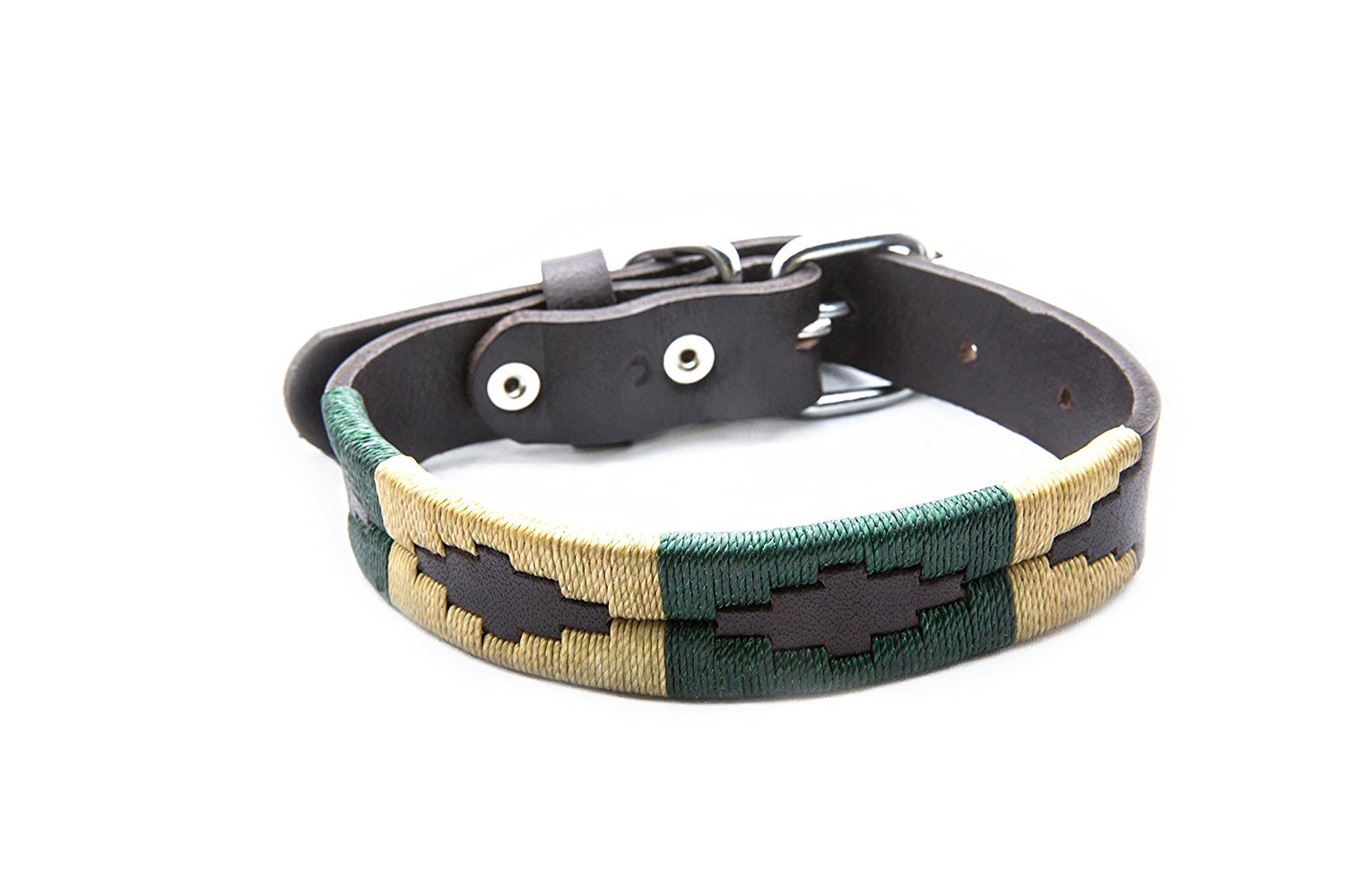 Skora Leather Dog Collar & Stylish Dog Belt (Black with Brown Padding, Large) (B076TKCPKJ) Amazon Price History, Amazon Price Tracker