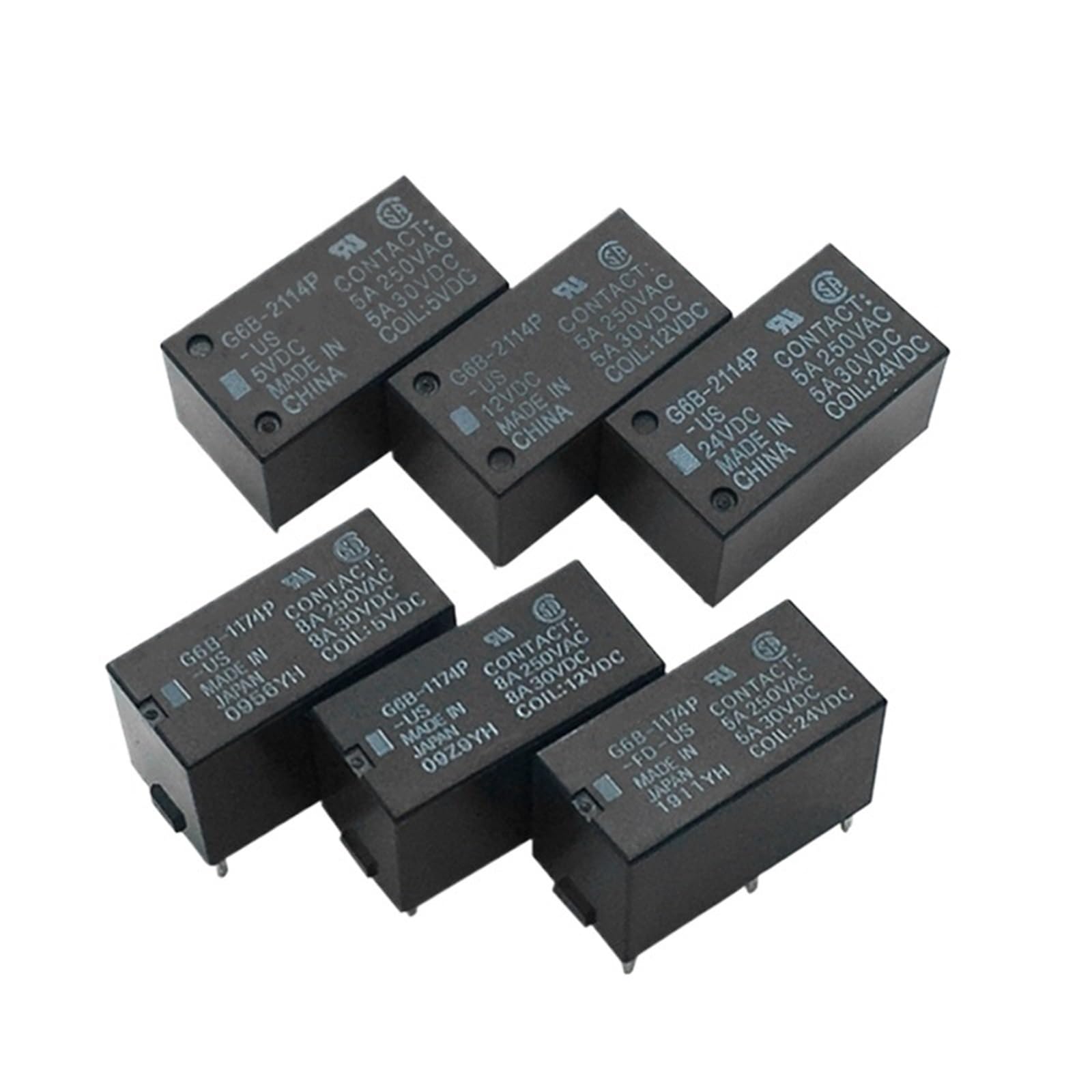 Relais de puissance 5A G6B-1174P-US-24VDC pour éviter les pannes de surtension - 2