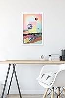 Vista 86 de Trends International Abstract Space Wall Poster with Magnetic Frame