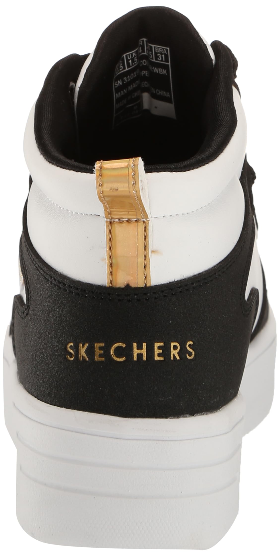 Skechers Court High-Shine Kicks, Scarpe da Ginnastica Bambine e Ragazze