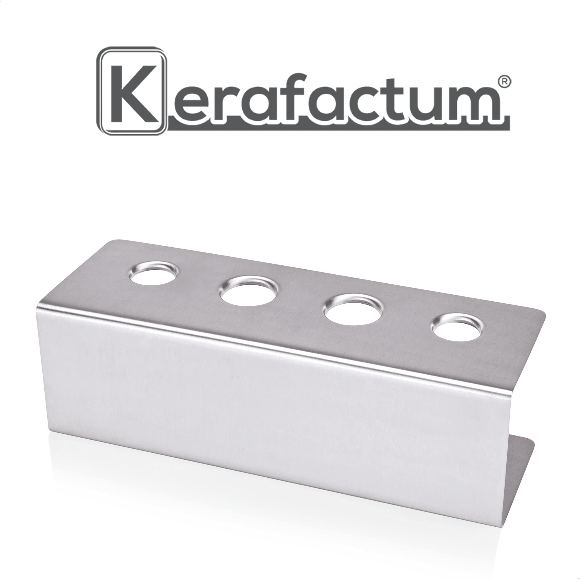 Acier inoxydable – Cornet de glace gaufre gaufré support de glace avec 4 trous 2 x 26 mm, 2 x 31 mm,