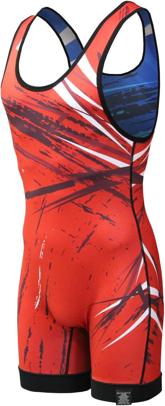 Matman USA The Breakdown Reversible Men's & Boy's Wrestling - Weightlifting - Exercise Singlet - Made in the U.S.A.