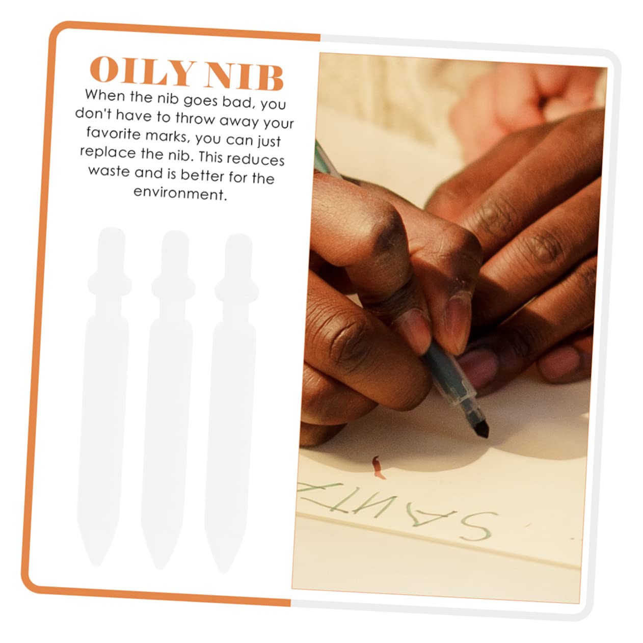 STOBOK 5sets 0.7mm Fine Tip Paint Pen Nibs Replacement for Markers Refillable Paint Pen Points Nylon Material Easy Install 20pcs*5