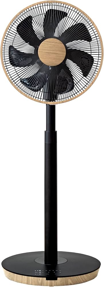 タンスのゲン 扇風機 DCモーター 静音 風量12段階 木目調 首振り
