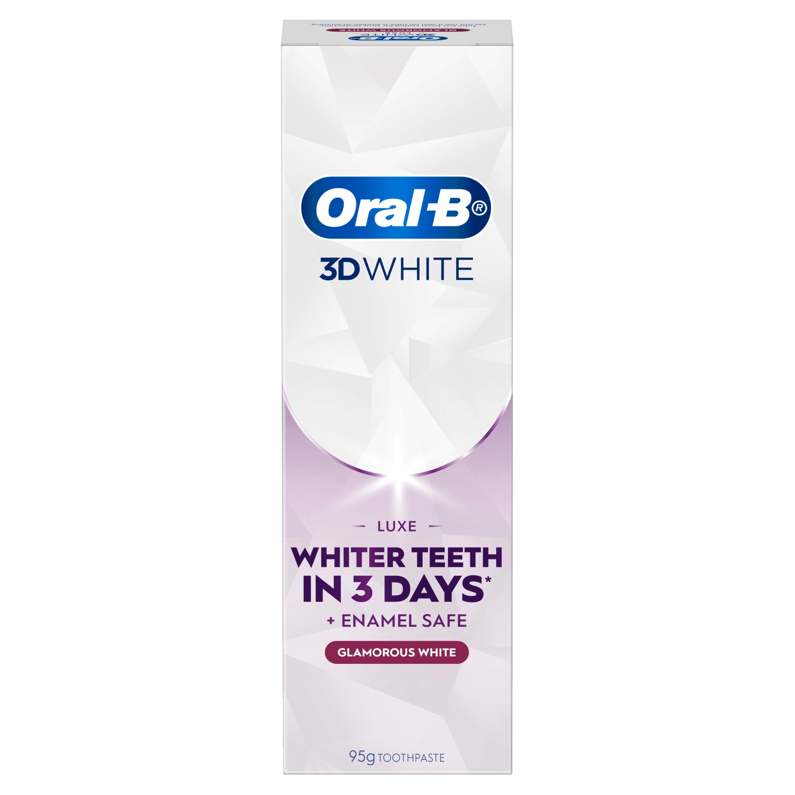Oral-B 3DWhite Luxe Glamorous Whitening Toothpaste, 95g