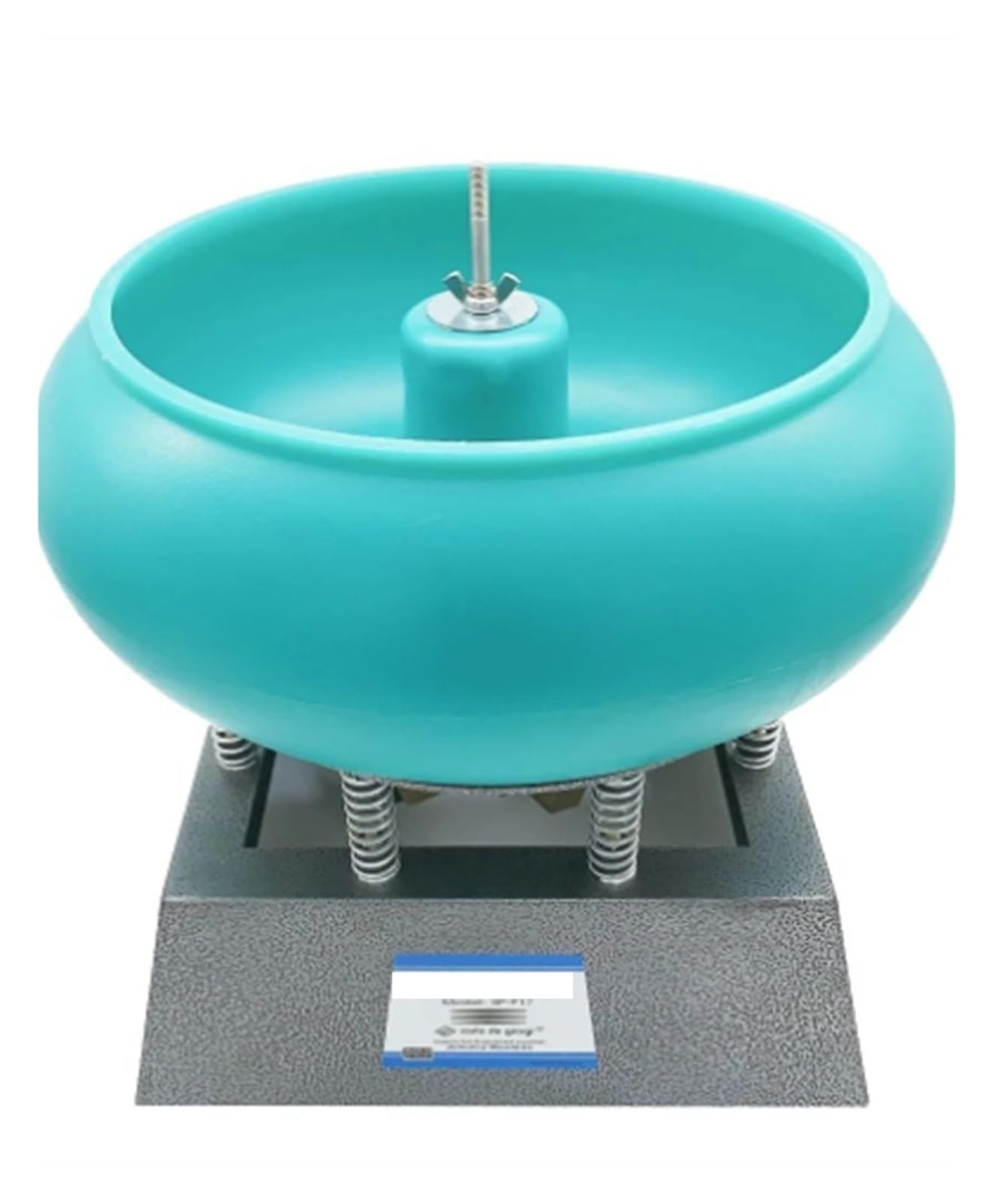 Polerka do biżuterii, 17-calowy 350-watowy elektryczny wibracyjny kubek Rock Tumbler Bowl Tumbling Polerka