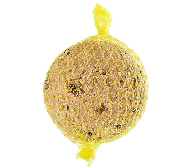 Foto 6 de 7 de Dehner Natura alimento para pájaros silvestres, Bolas de grasa con red