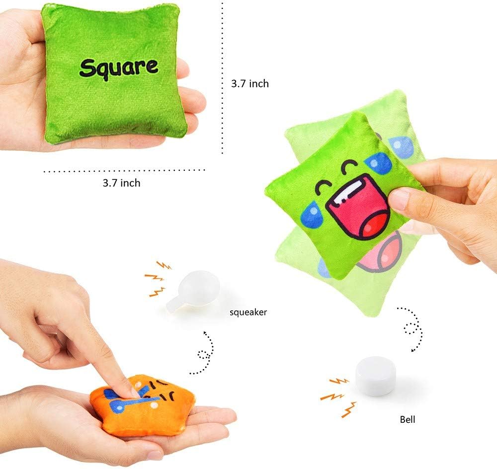 teytoy Throwing Bean Bags Kids for Toss Game with Shapes and Expressions Children Garden Games