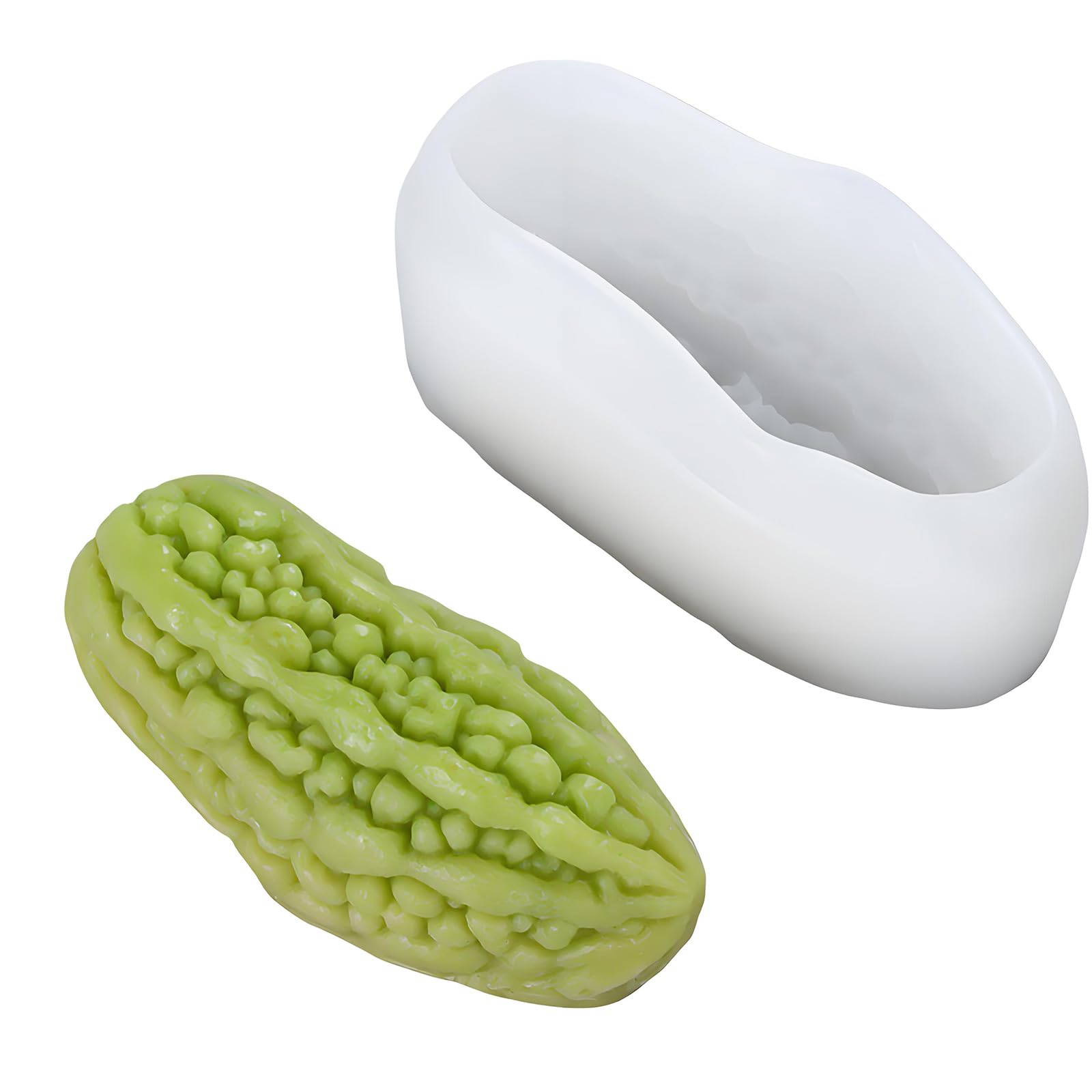Tsophreniq 3D Fruit Shape Silicone Molds Food Grade Silicone Temperature Resistant for Soap Making Chocolate Cake Baking Release Elastomer Molds