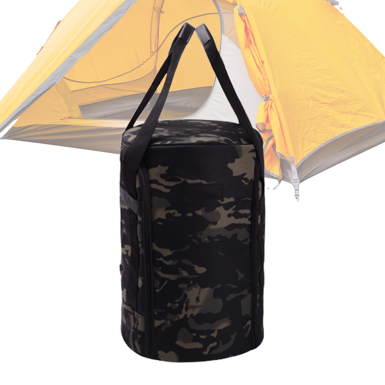 Sac camping organisation : étui cylindre contre le désordre en voyage
