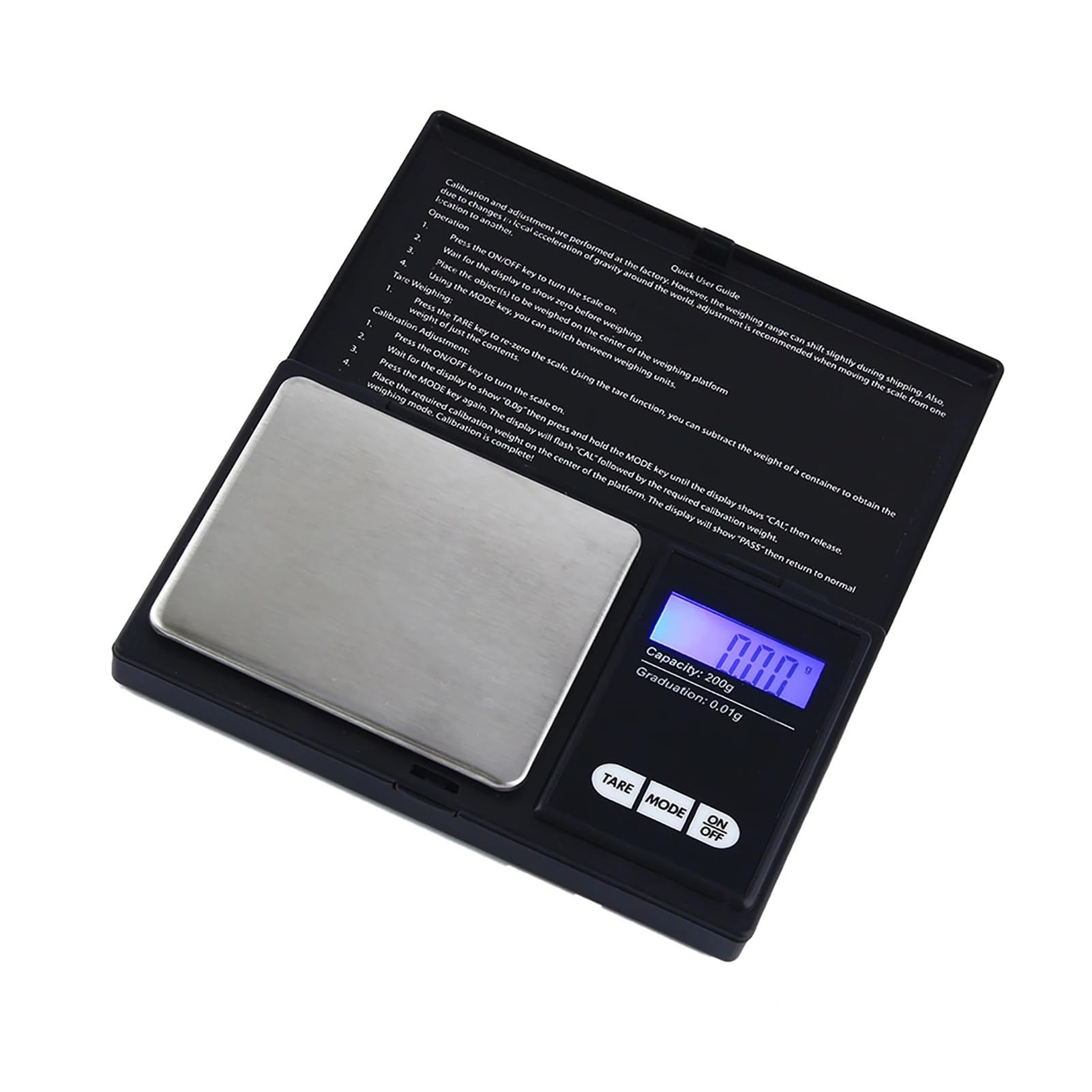 Digital Scales, Digital Scale Portable Gram Jewelry Gold Silver Herb Digital Scale Home Supplies Scale Kitchen Scale(100g/0.01)