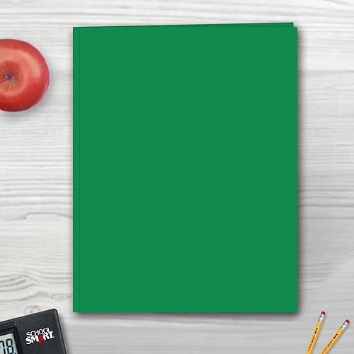 Vista 40 de School Smart Carpetas de 2 bolsillos, colores surtidos, paquete de 25 - 084900 Colores Variados