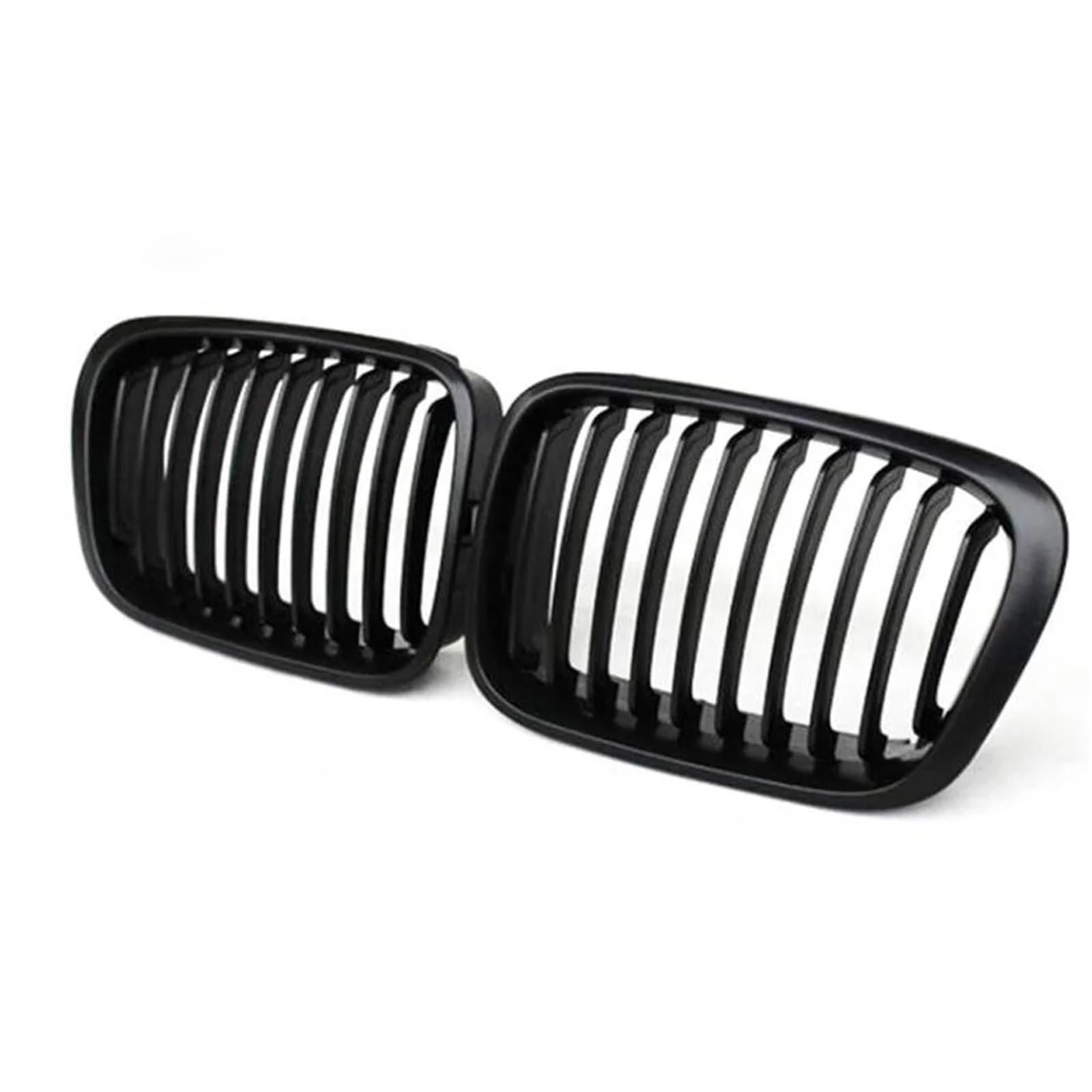 Parrilla delantera para E46 3 Series 1998-2001 en ABS negro 5