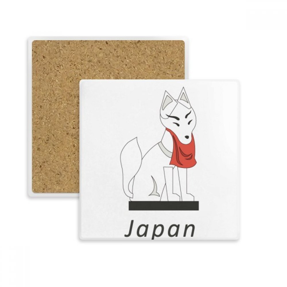 Coaster Japonais Absorbant Porte-Tasse de Pierre Multicolore Anti-Rayures