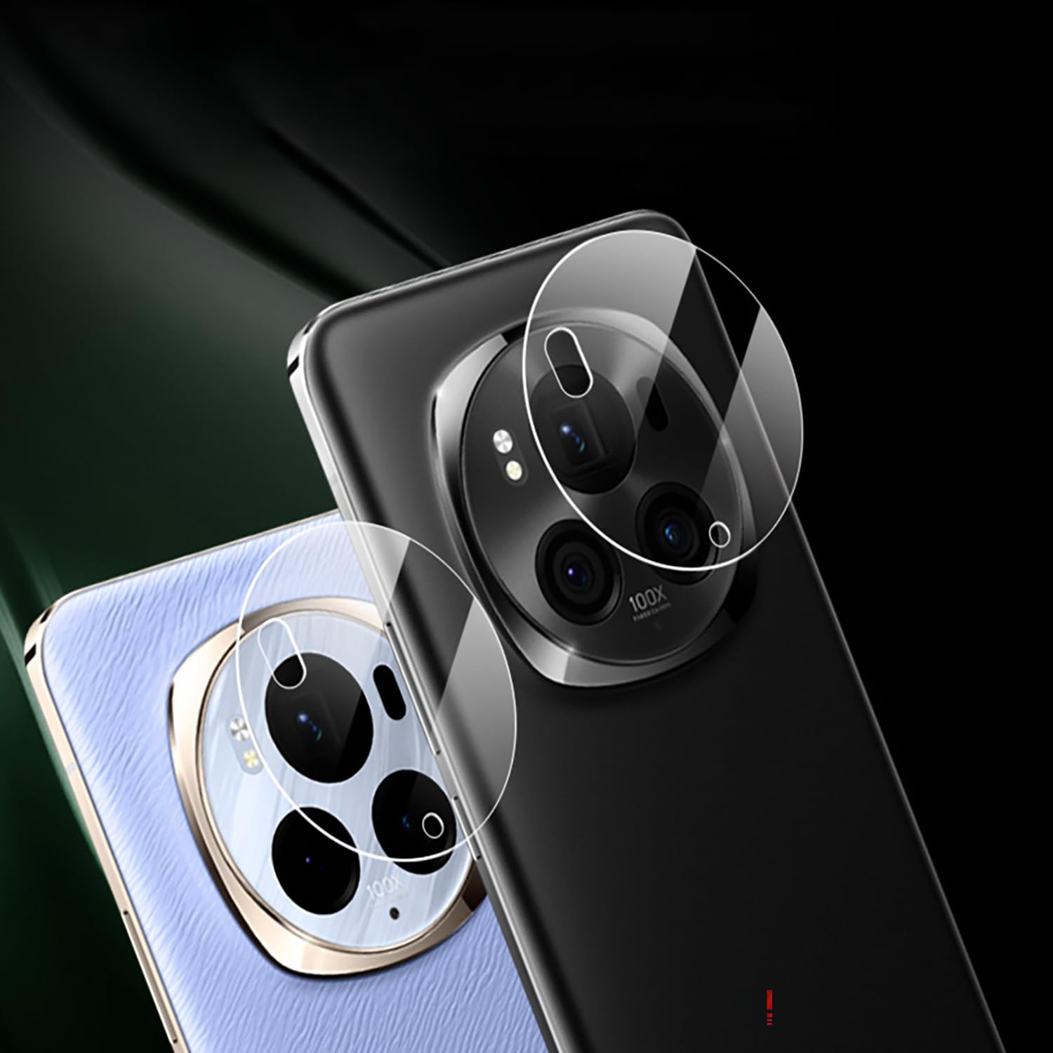 SEIAIYG Protection Camera Objectif Pour Honor Magic 7 Pro, [3 Pièces] Ultra HD 9H Dureté Verre Trempé Résistant Aux Rayures Caméra Arrière Protecteur