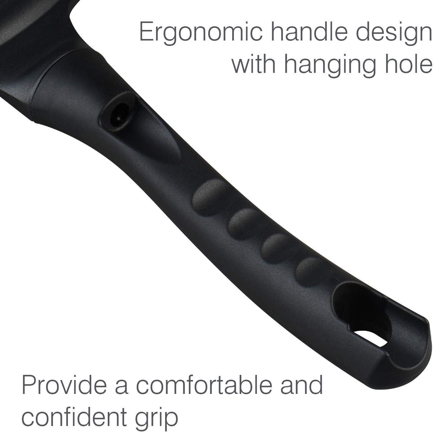 S·KITCHN Crepe Pan Nonstick Dosa Pan for Roti Indian, Non-Stick Pancake Griddle Compatible with Induction Cooktop, Comal for Tortillas - 11IN - Image 4