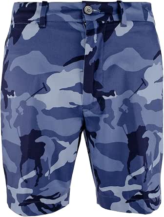 Lined Athletic Shorts - Navy Camo