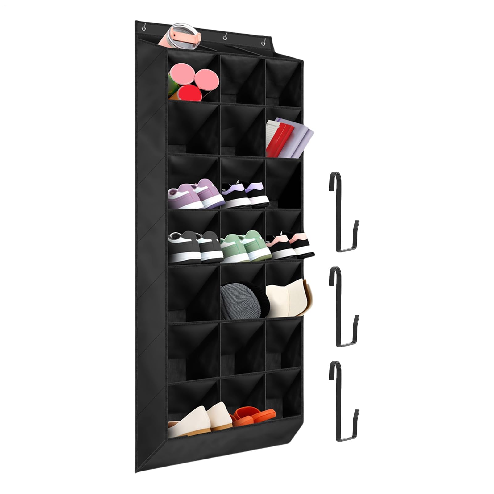 Rangement de porte et organisateur de chaussures pour placard et dressing