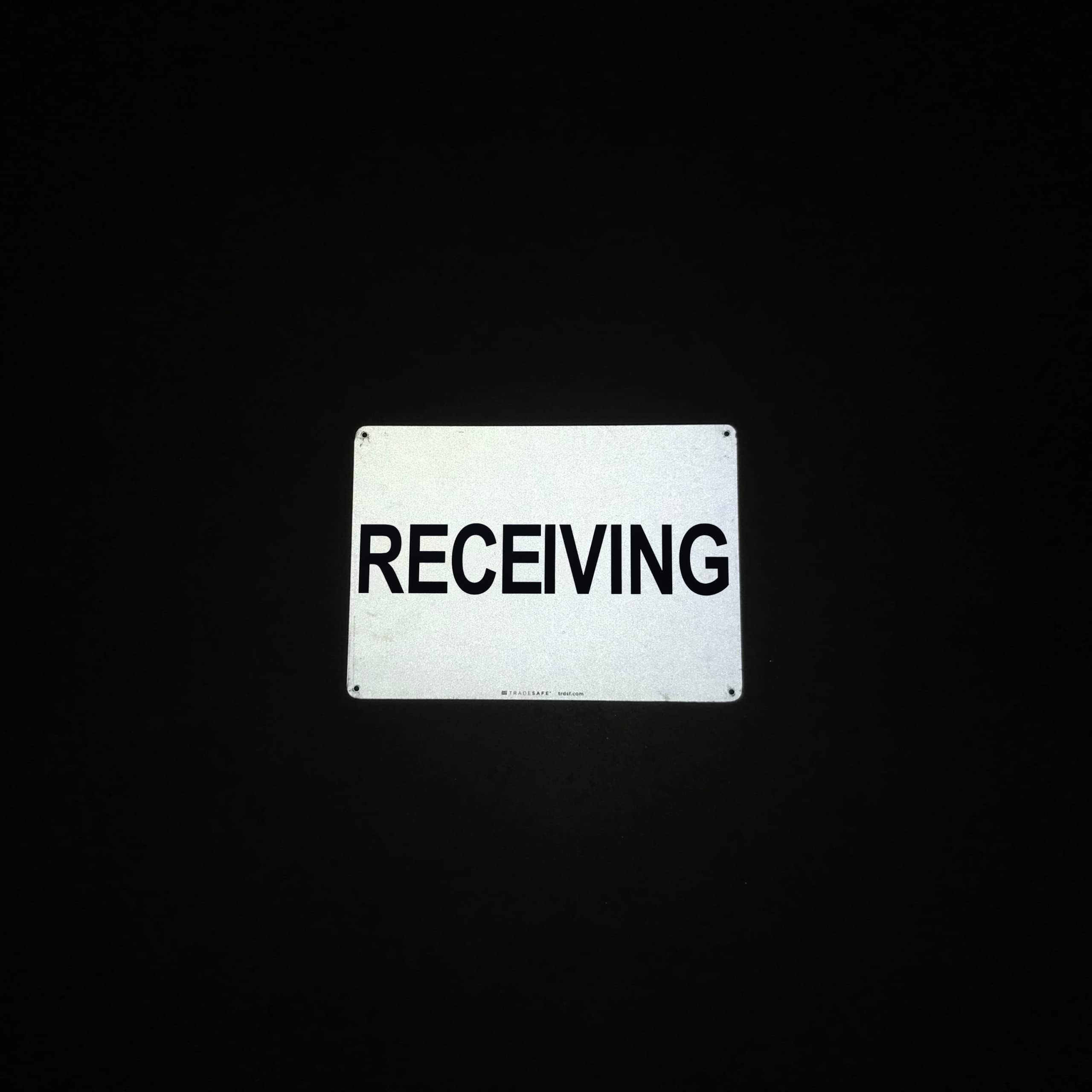 14x10 Sign Reflective Business Sign TRADESAFE Keep Door Closed Sign, Wall Notice ...