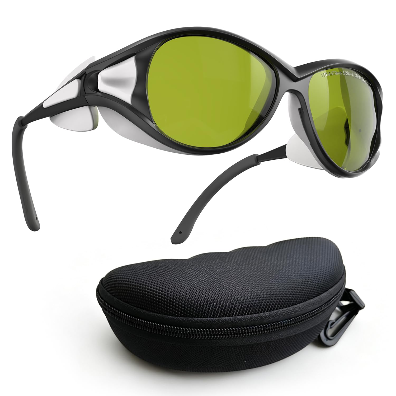Gafas de protección láser, rango de doble banda 190-470 nm y 800-1700 nm