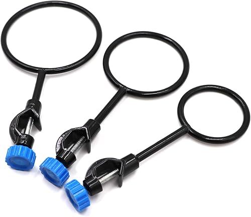 Miniatura 7 de Abrazaderas del soporte de laboratorio, sistema de la retorta del soporte del anillo de la ayuda del laboratorio del soporte de la abrazadera de la