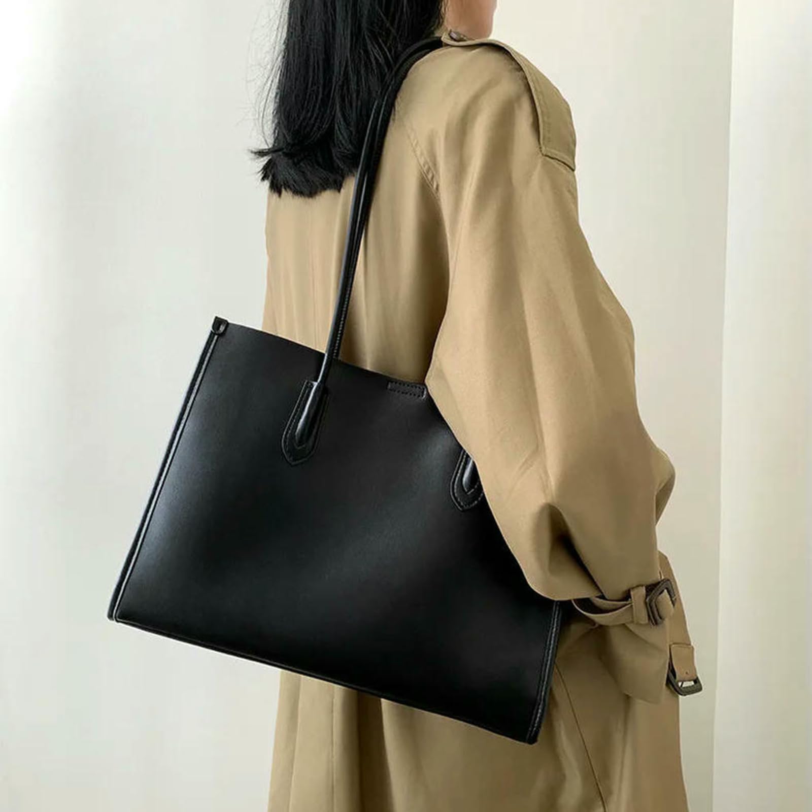 Borsa Donna A Tracolla da di Grande capacità Versatile Lavoro -Brown