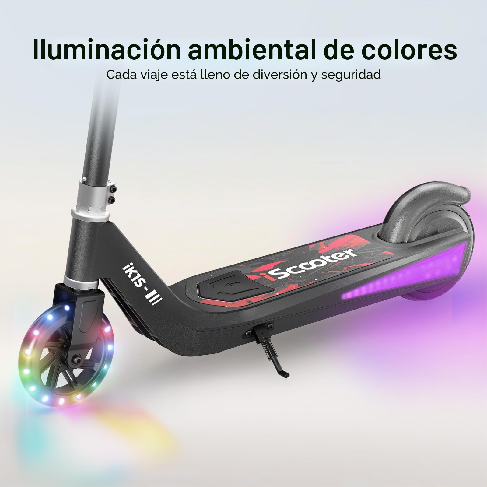 iScooter Ik3 Patinete eléctrico para niños, Juventud Unisex
