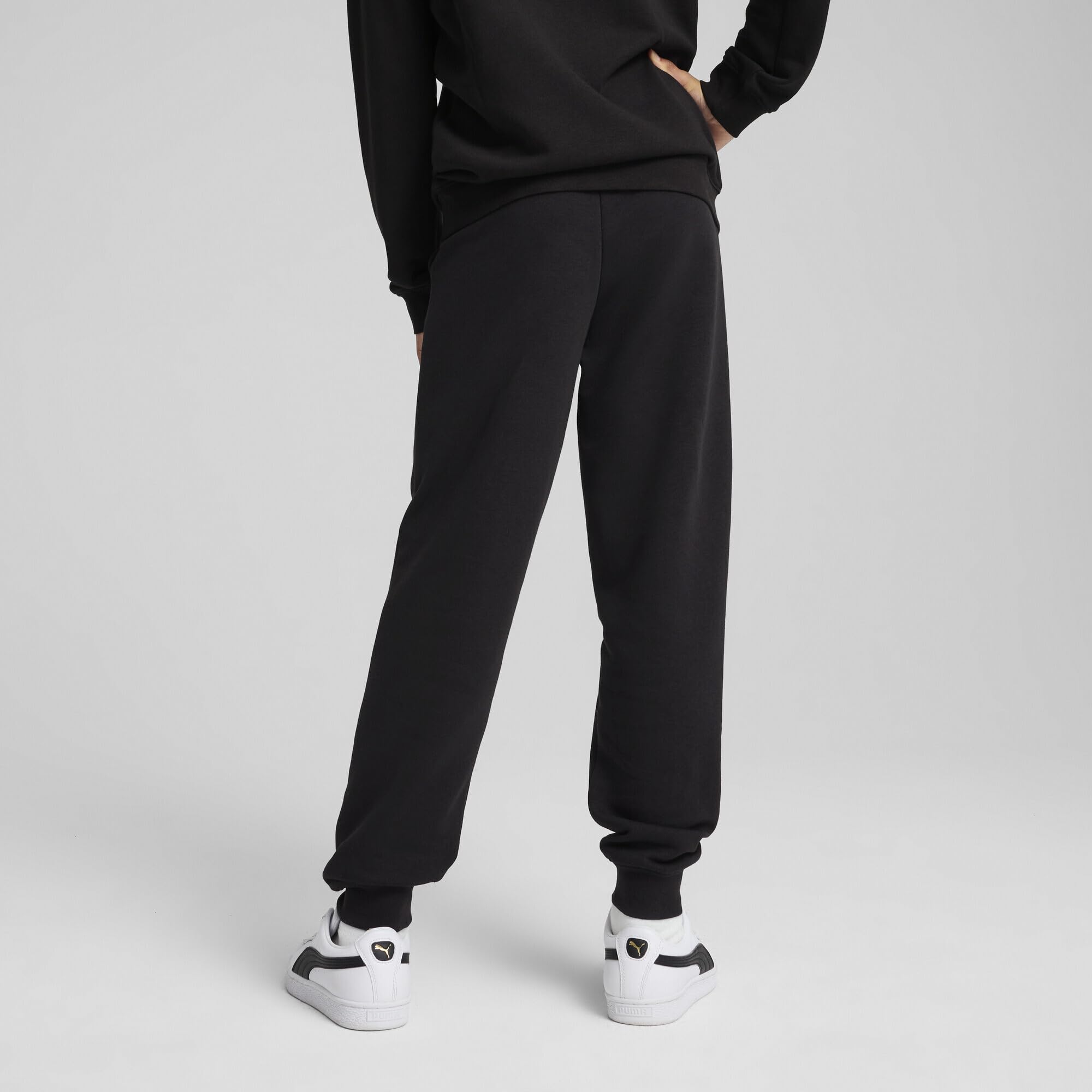 PUMA ESS Script Sweatpants TR G - Pantalones de Punto Niñas