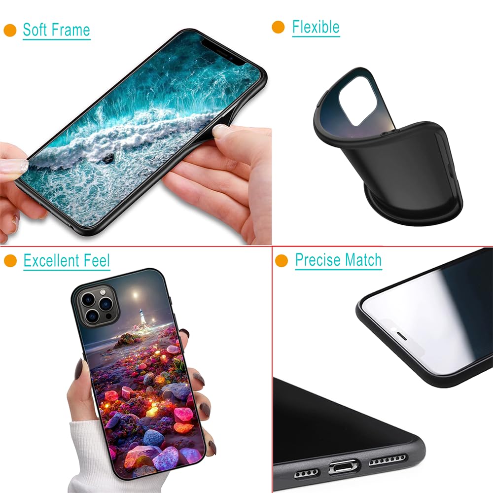 JEZSTHAI Cover Compatibile con ZTE Axon 40 Pro 5G Custodia in Silicone Antiurto Con Disegno Del Modello,Sottile Morbida in TPU Antigraffio Protettiva Case,B09
