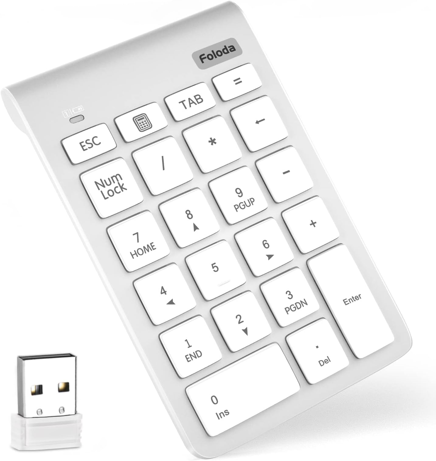 22 Keys Wireless Numeric Keypad