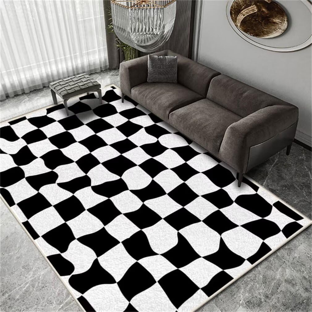 Tapis ado style abstrait pour chambre et grand couloir de maison moderne 160x200