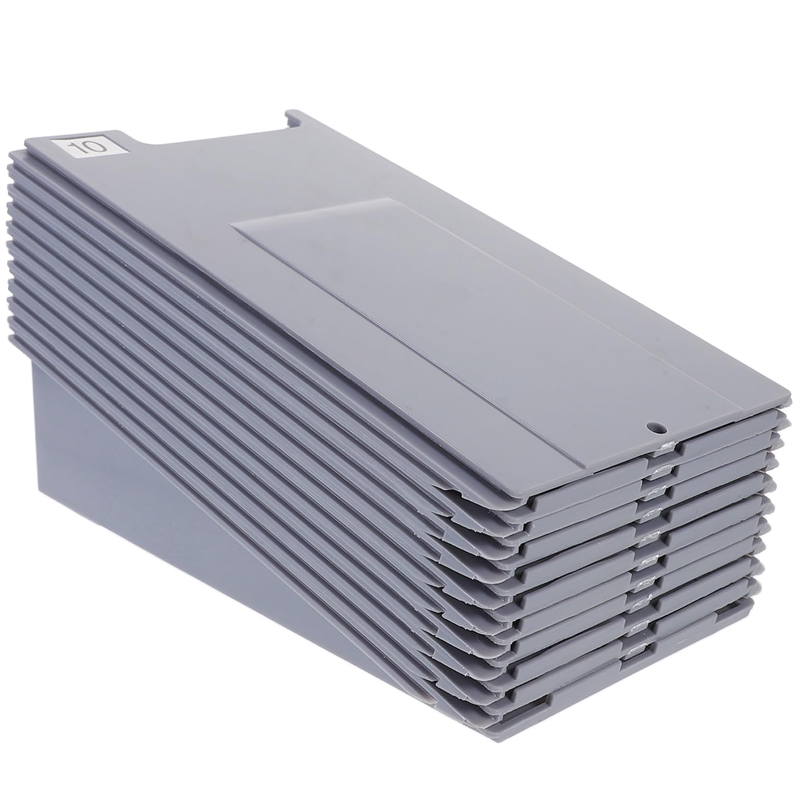 Support mural pour cartes de présence plastique réutilisable pour fiche de pointage usine