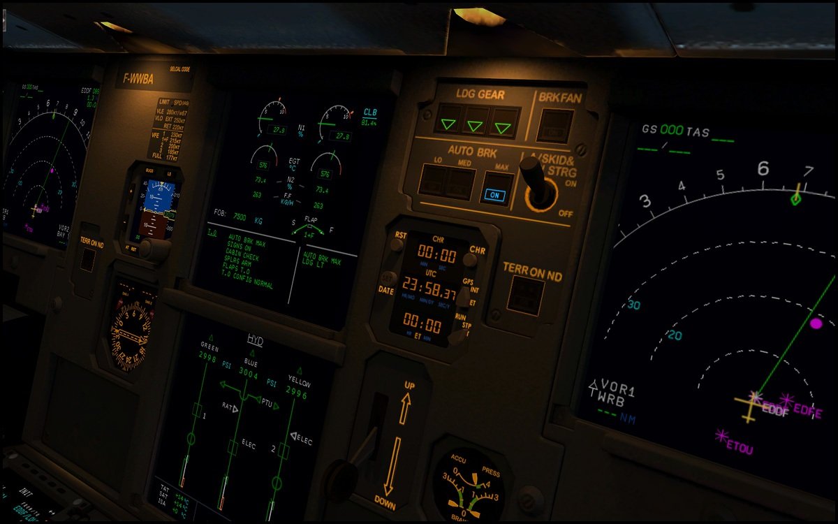 Extension Flight Simulator - Airbus X Extended Edition, Español