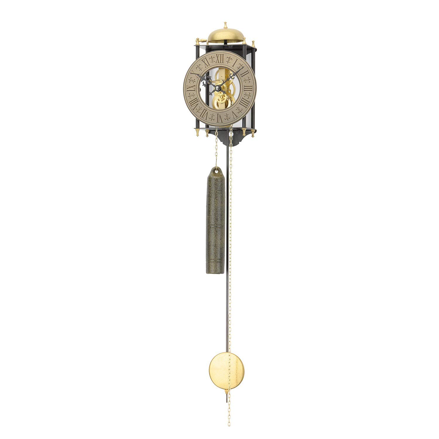 Horloge bois multicolore AMS 38x29x15 cm pour decoration interieure