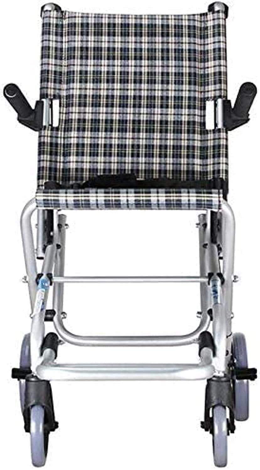 Silla de Ruedas de Aluminio-Ligera Y Plegable para Niños, Peso Neto 5Kg