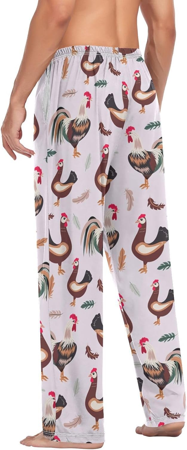 Men's Pajama Pant Straight-Fit Pajama Bottoms Sleep PJ Lounge Pants with Pockets - Image 5