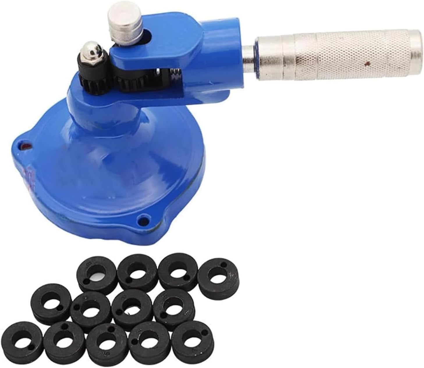 Handheld Ring Stretcher Expander Sizing Machine, 13 Dies Ring Resizer for Stone Set Plain Rings, Jewelry Repair Tool for Professional Jewelers & DIY Users