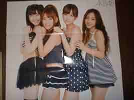 AKB48前田敦子　板野友美　他ブルーポスター AKB48前田敦子板野友美他ブルーポスター