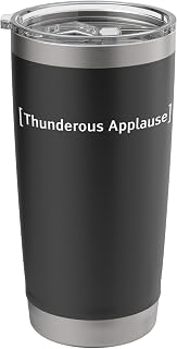 Thunderous Applause - Subtitle Caption Movie TV Sound Effect Stainless Steel Insulated Tumbler