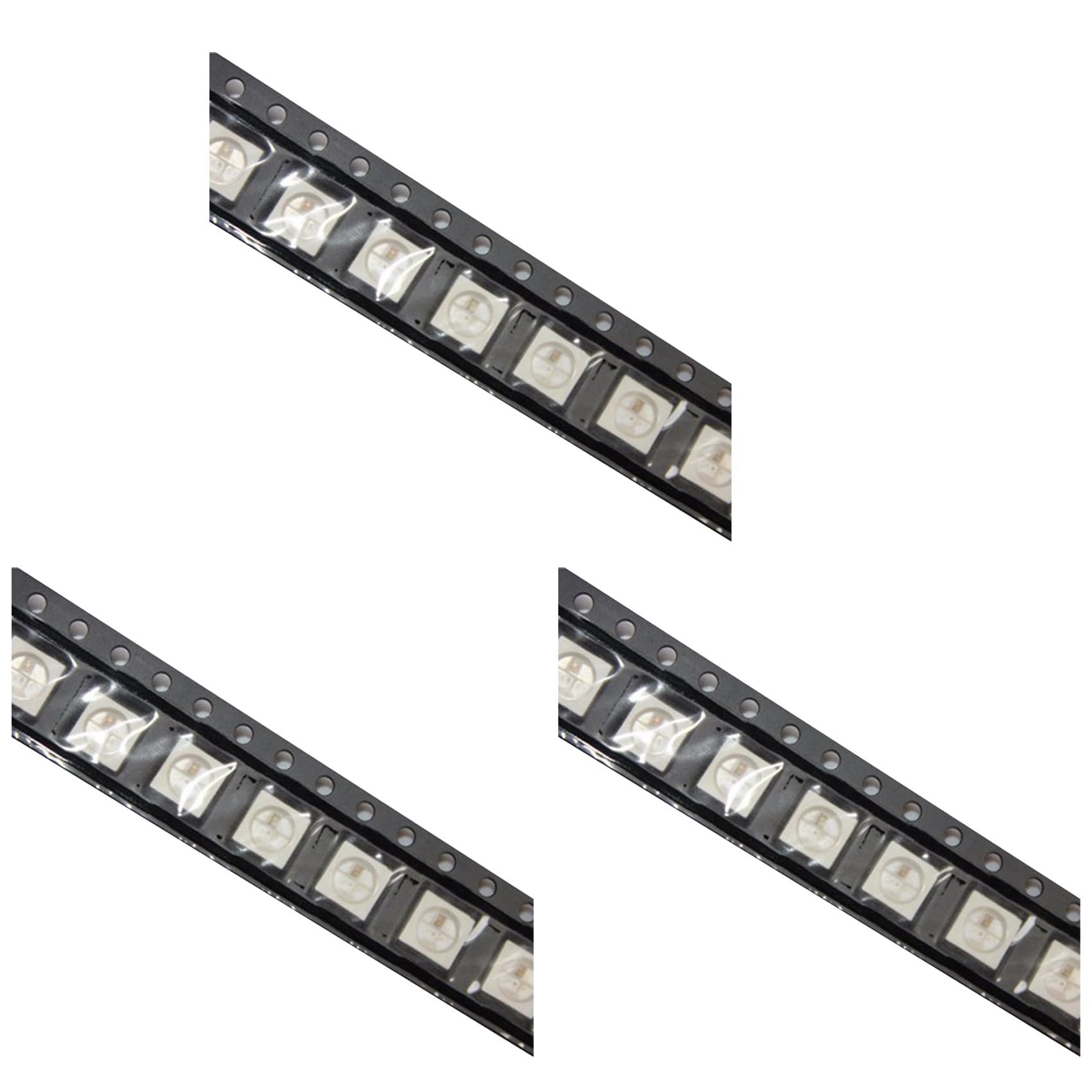 Hndhbfgrt 1500Pcs WS2812B (4Pins) LED Chip 5050 RGB SMD White Version WS2812 Individually Addressable Digital Pixels DC5V