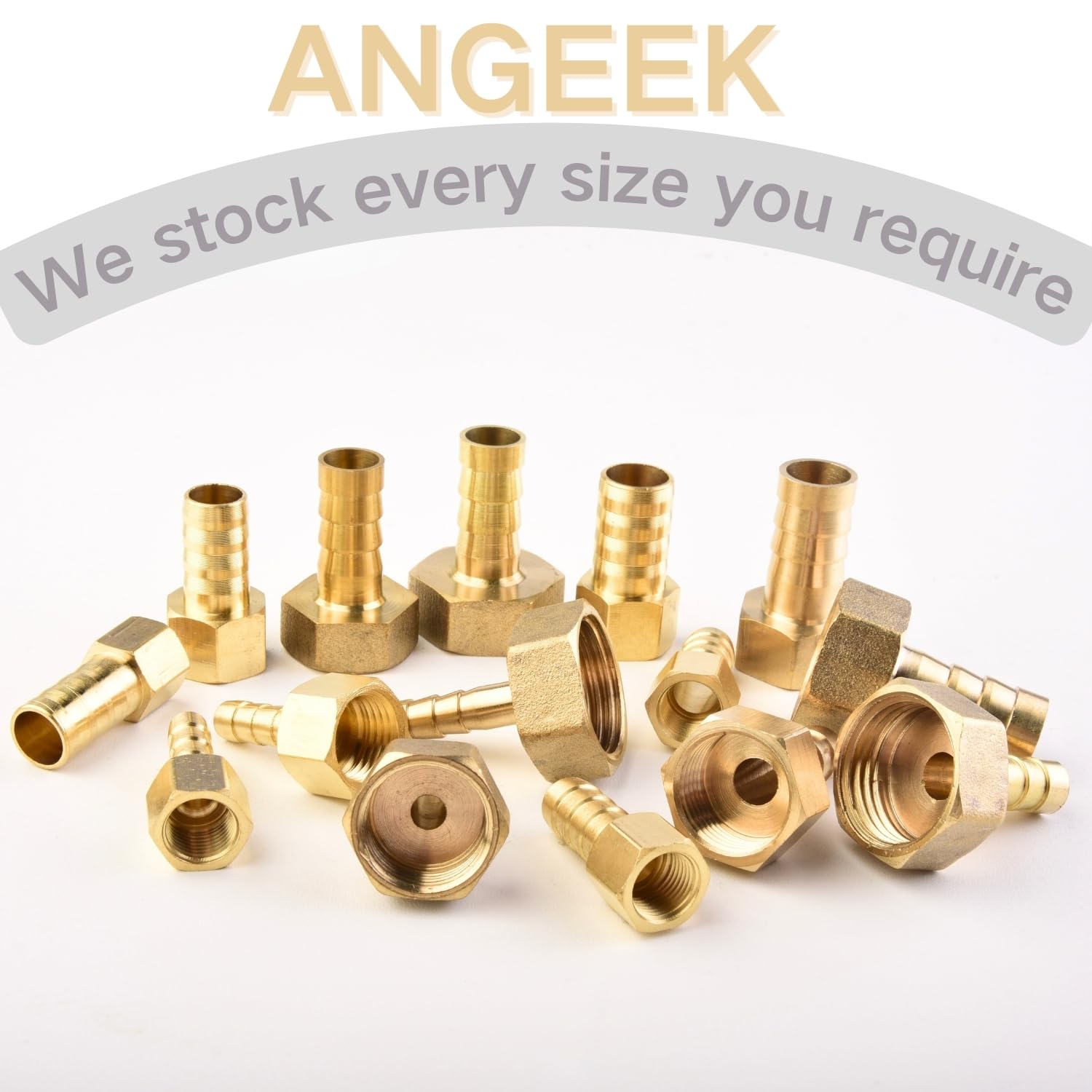 1/8 BSP Schlauch-Widerhaken Auf 6 Mm Stecker – 90° Winkel L Rechts, Messing, Für Luftleitungen