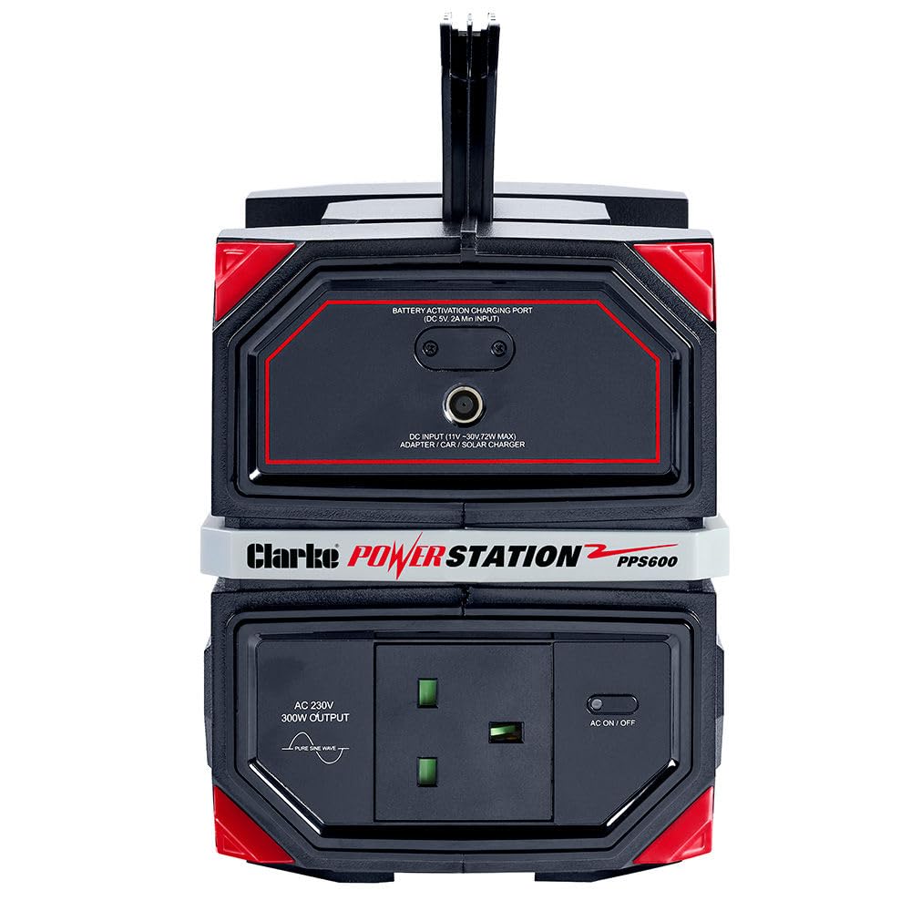 Clarke PPS600 600 W 315Wh przenośna stacja zasilająca, powerbank
