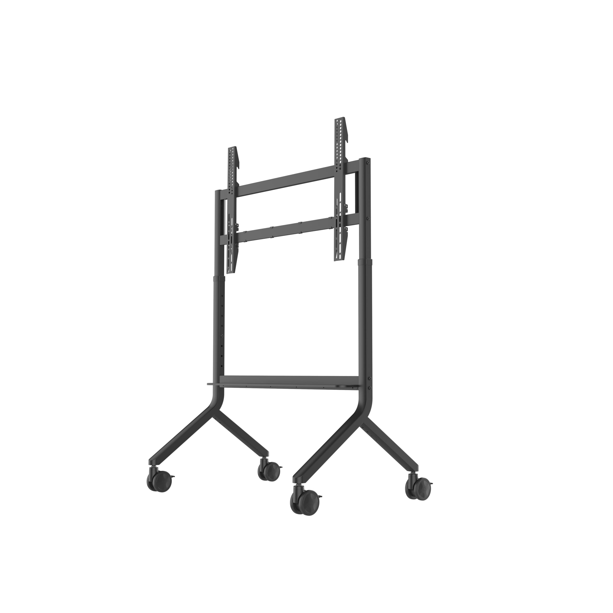 Ergosolid P100G Supporto Mobile Professionale per Schermi Interattivi e Televisori 65"–90" – Carrello TV Robusto per Schermi Multimediali