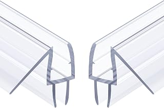 AmazerBath Shower Door Bottom Seal 39 inch (Set of 2) - Suitable for 1/4 Inch Glass, Frameless Glass Seal Strip Shower Door Sweep