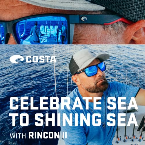 Image of Costa Del Mar Men's Rincon II Rectangular Sunglasses