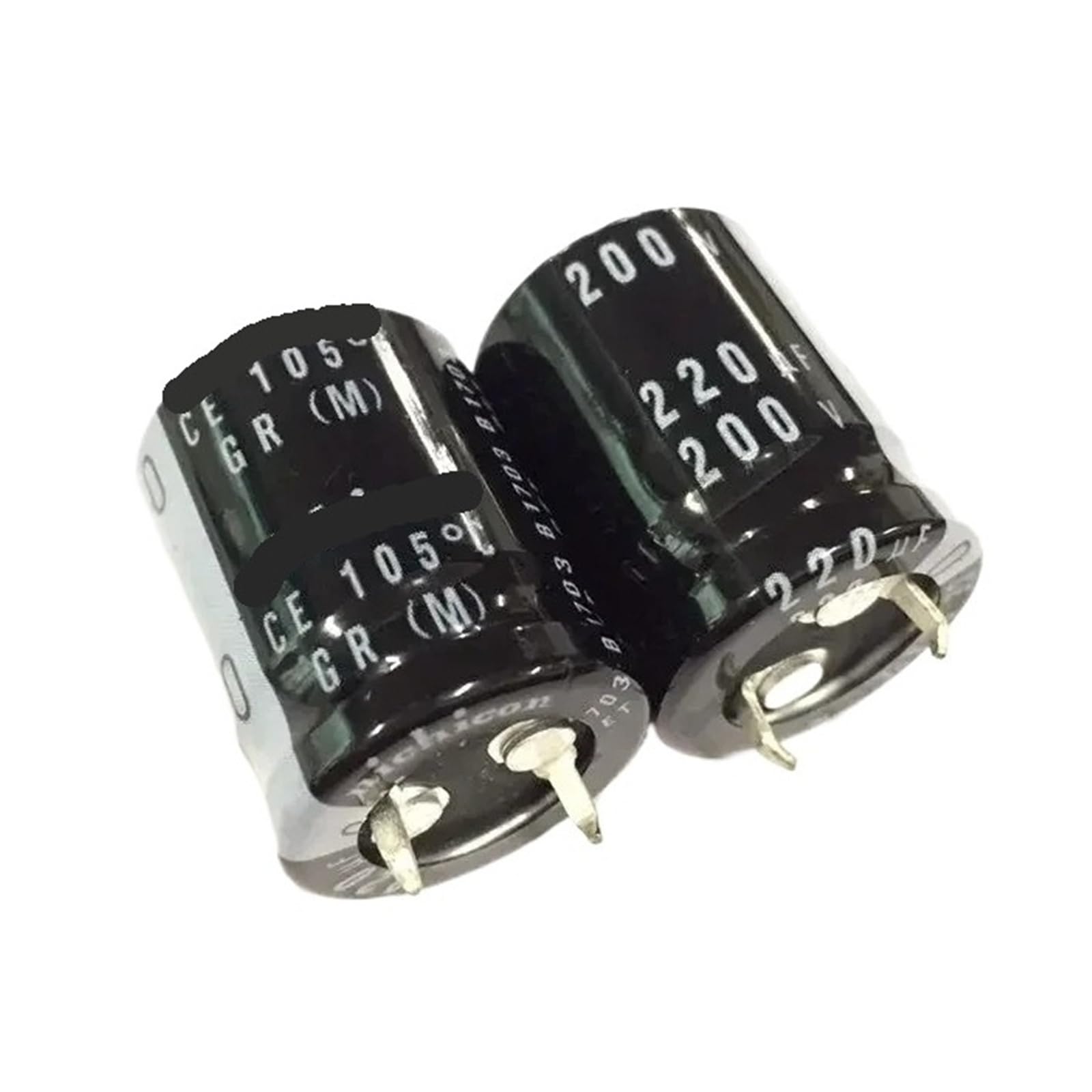 Condensateur 200V 220uF GU/GR 20x25mm de haute précision pour alimentation