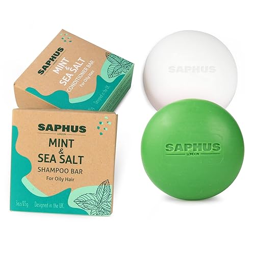 Barra purificadora de champú y acondicionador con ingredientes veganos naturales para caspa y cabello graso, control de aceite, pH equilibrado, sin