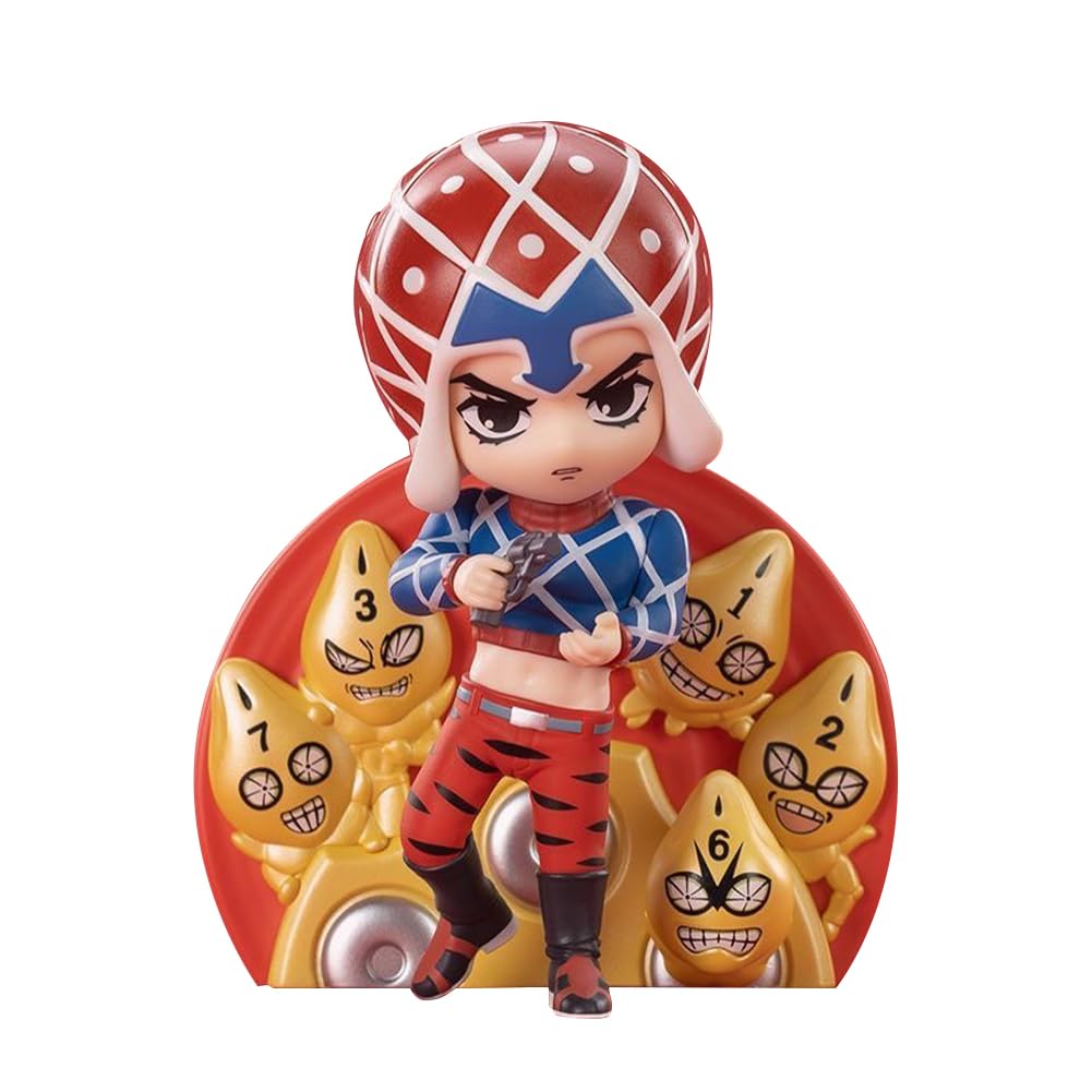 Zhongkaihua JJBA Guido Mista Figure 9CM Guido Mista Action Figure PVC Model Statue Collectible Car Desk Christmas Decoration Ornament For Fans
